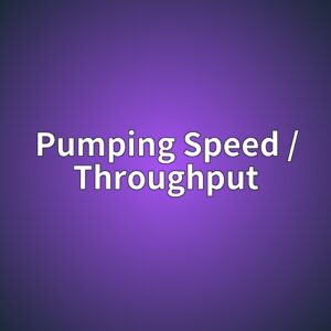 Pumping Speed와 Throughput의 관계 이해하기 7 pumping speed throughput 1789365880