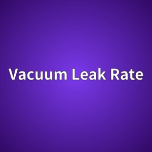 Vacuum Leak Rate 측정 기준과 계산 방법 6 vacuum leak rate 1789365351